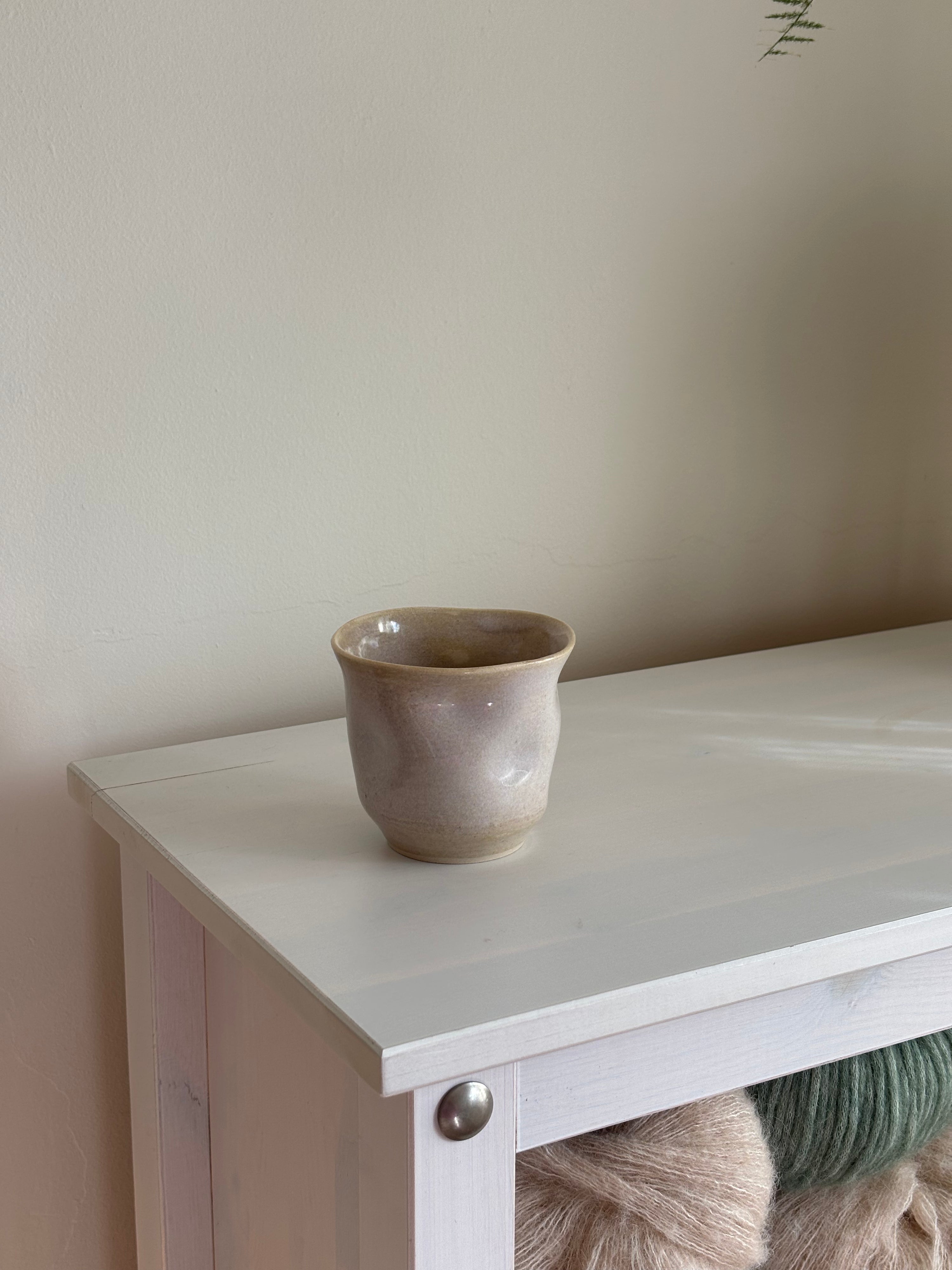 Wavy Cup in Aran Jumper