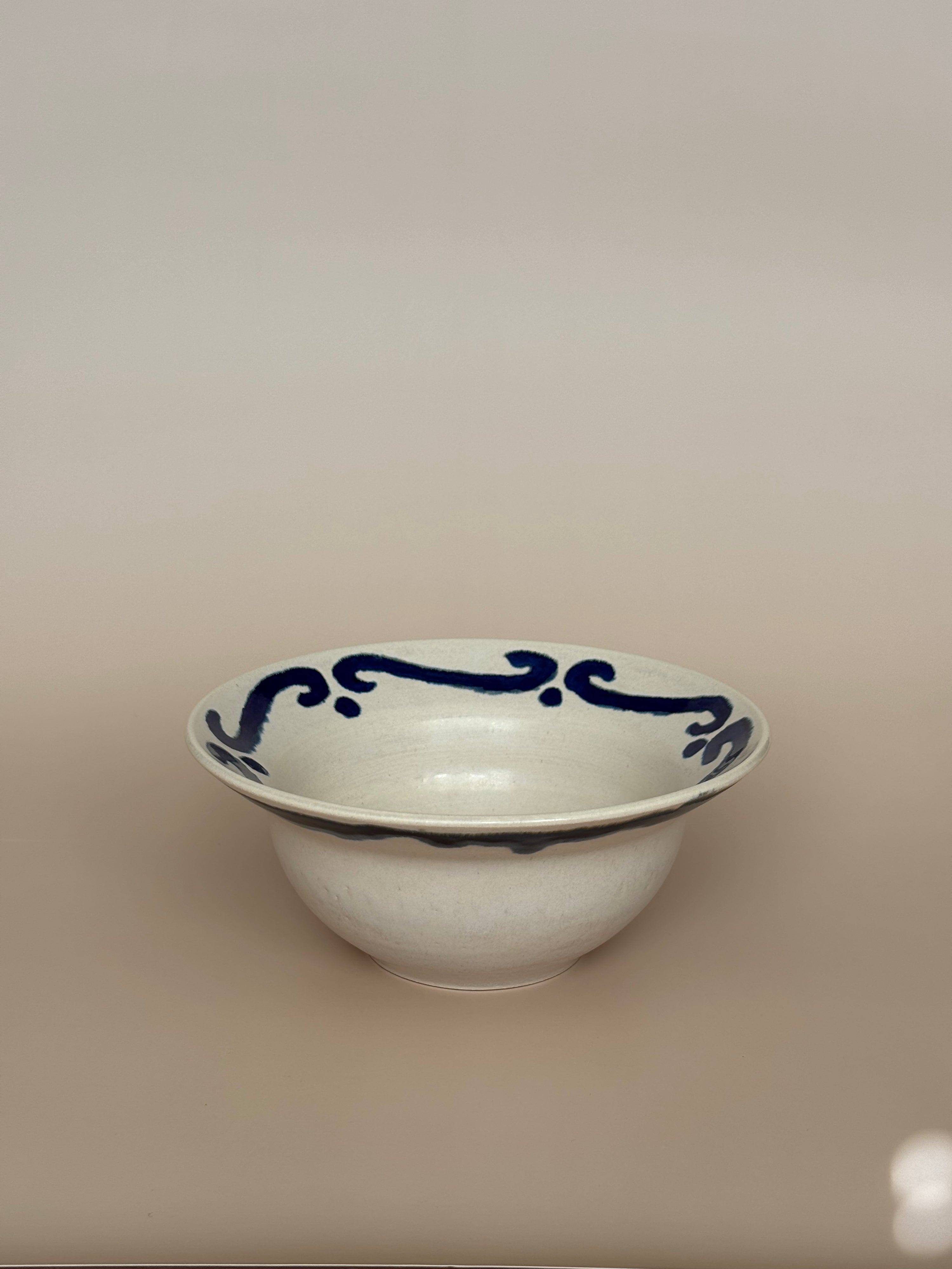 Vintage Breakfast in Indigo Filigree