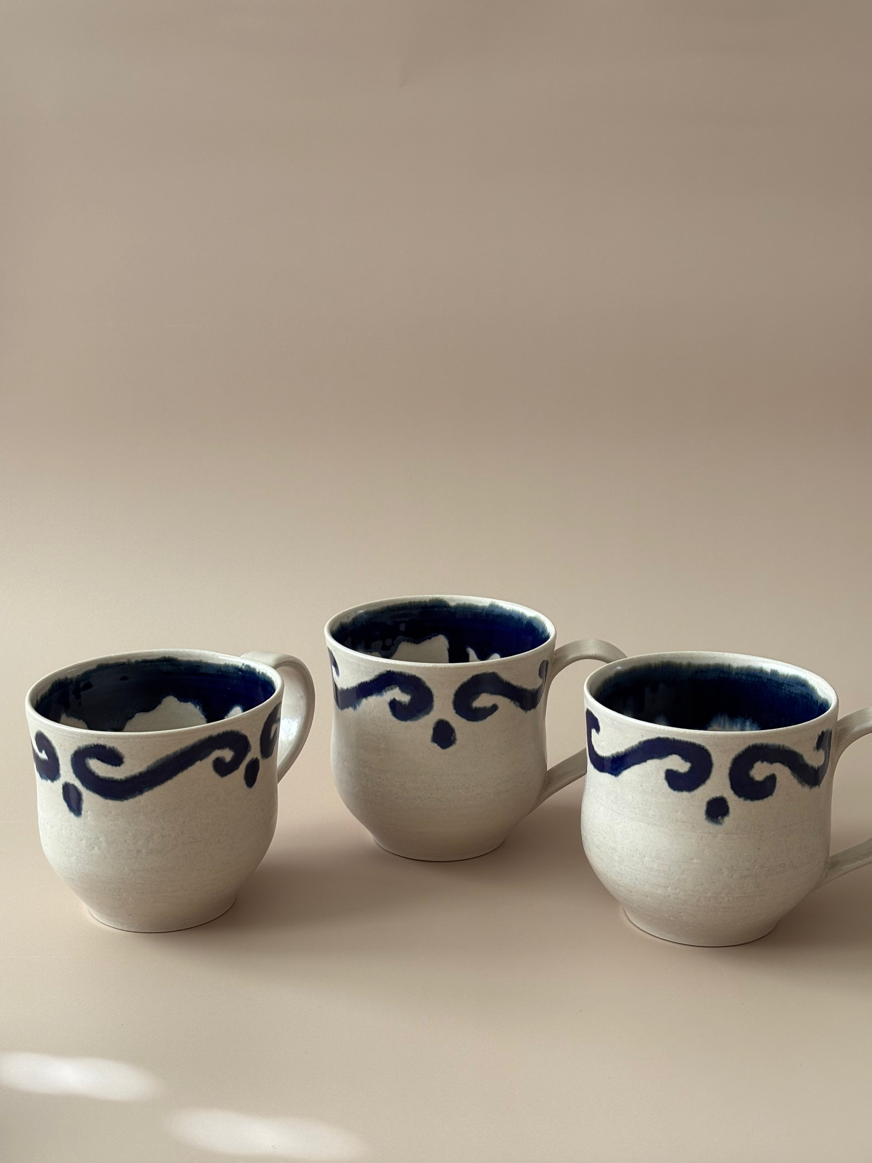 Vintage Breakfast in Indigo Filigree