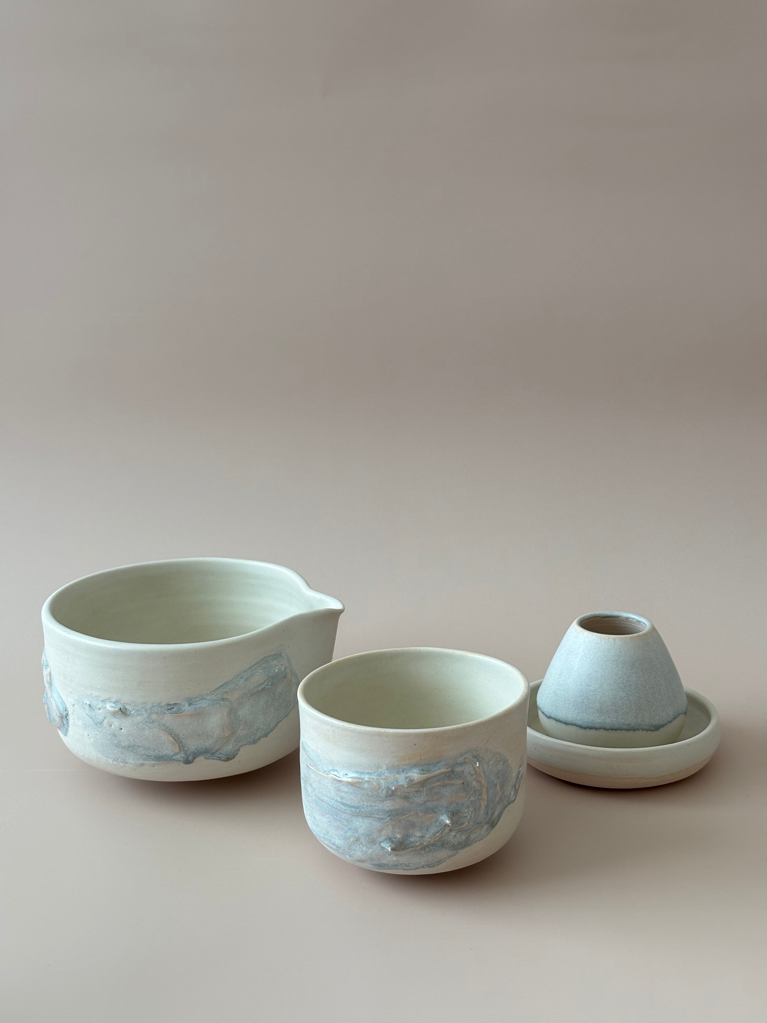Matcha Set in Ocean Waves